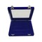 Generic Velvet Portable Jewelry Organizer Display Earring Ring Storage Tray Box Case